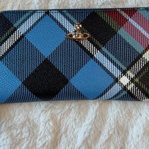 Vivienne Westwood Multicolor Tartan Wallet